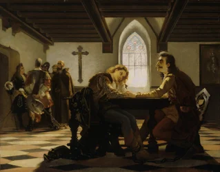 Péter Zrínyi and Kristóf Frangepán in Prison at Wiener Neustadt